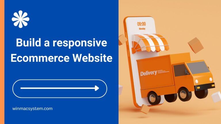 Build a responsive Ecommerce Website